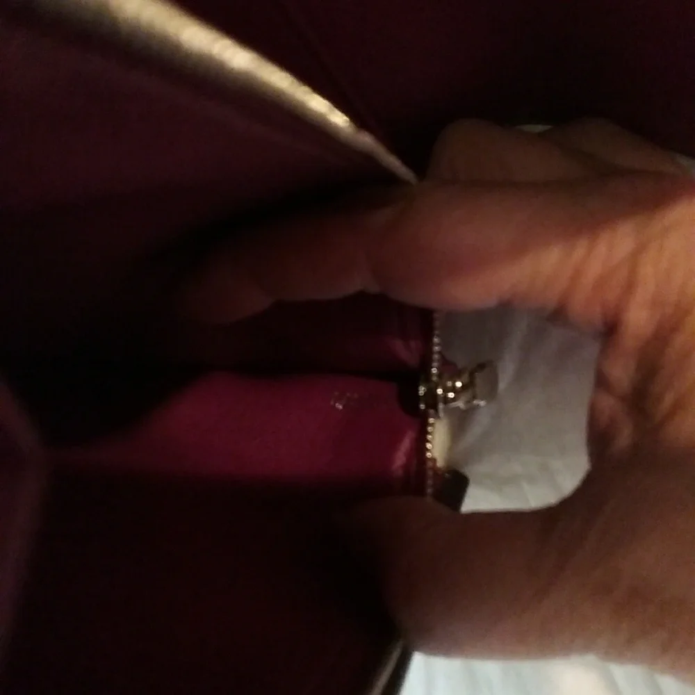 LOUIS VUITTON Epi Long Wallet, Plum EUC - Picture 7 of 13